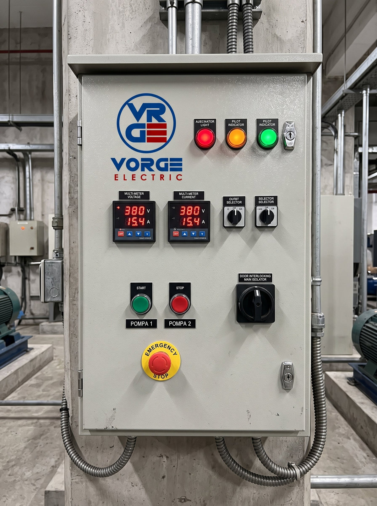 Panel Pompa / Panel Motor Mesin
