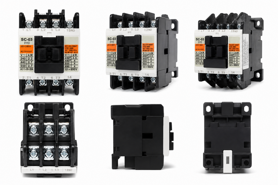 SC-03 ( Magnetik Kontaktor 3 Kutub/Pole )