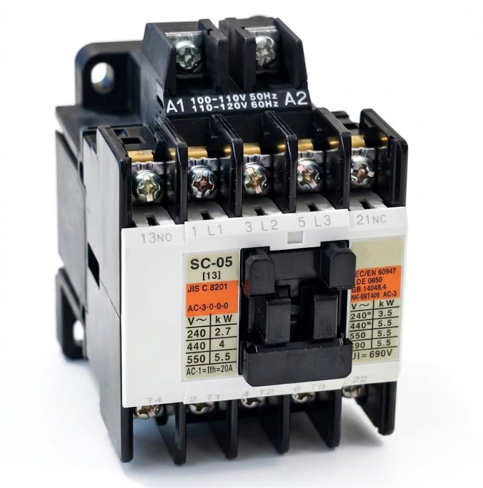 SC-05 ( Magnetik Kontaktor 3 Kutub/Pole )