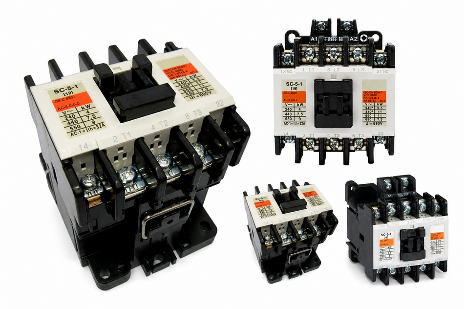 SC-5-1 ( Magnetik Kontaktor 3 Kutub/Pole )