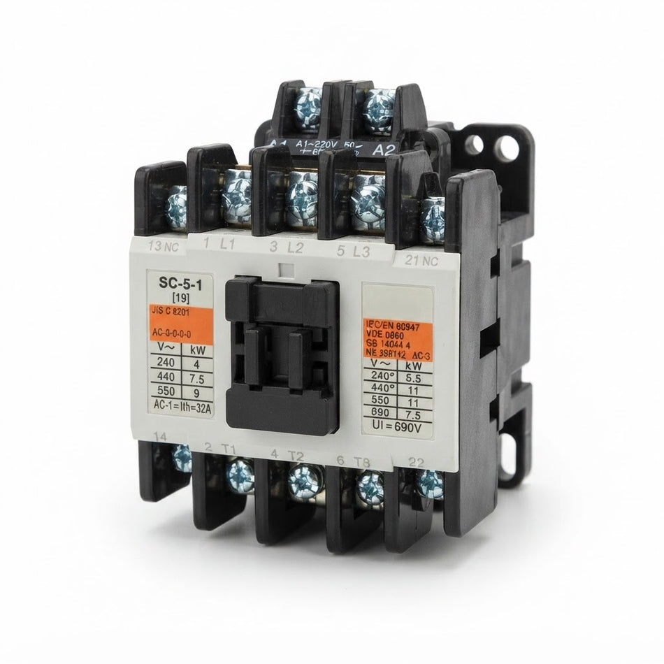 SC-5-1 ( Magnetik Kontaktor 3 Kutub/Pole )