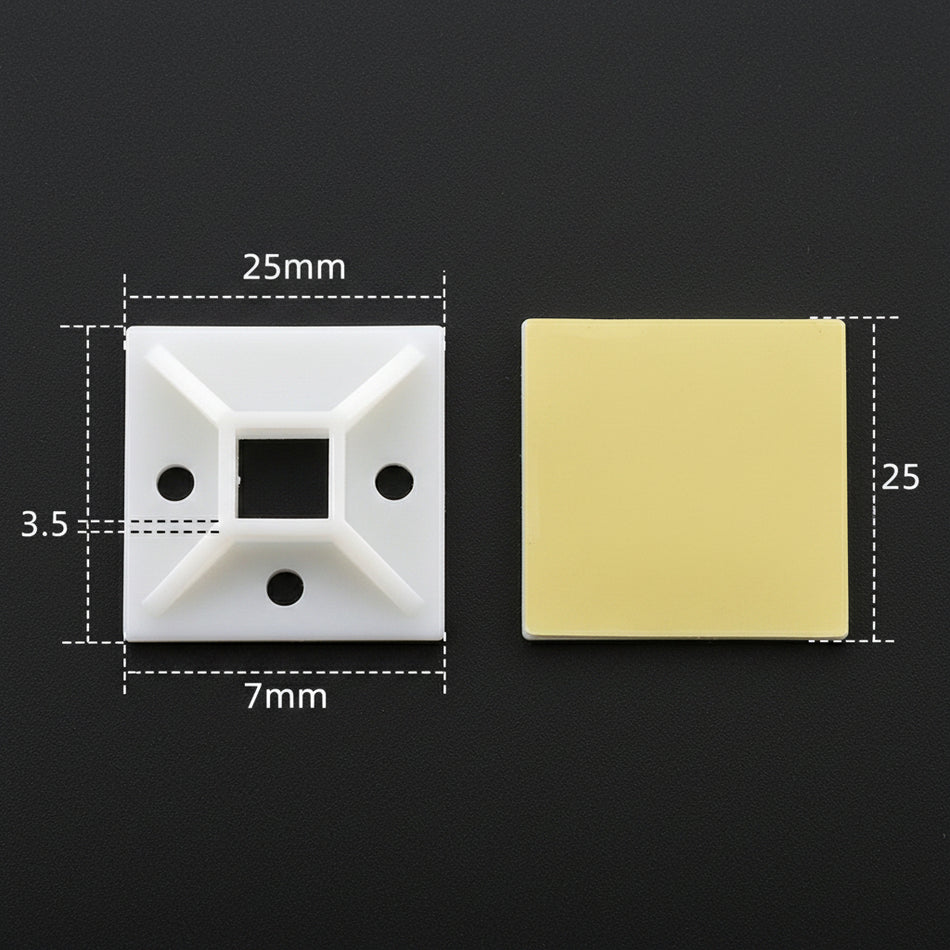 Dudukan Kabel Tis 25 x 25 mm