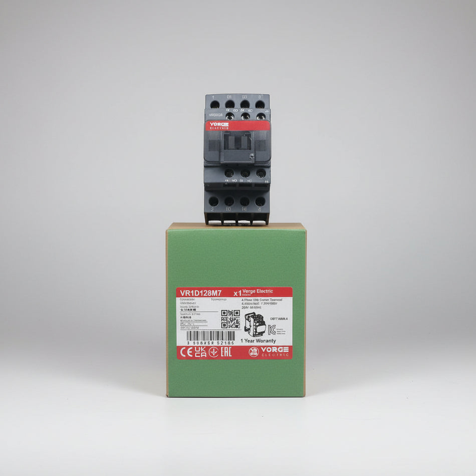 VR1D 128 ( Kontaktor Kapasitor 4 Kutub/Pole )