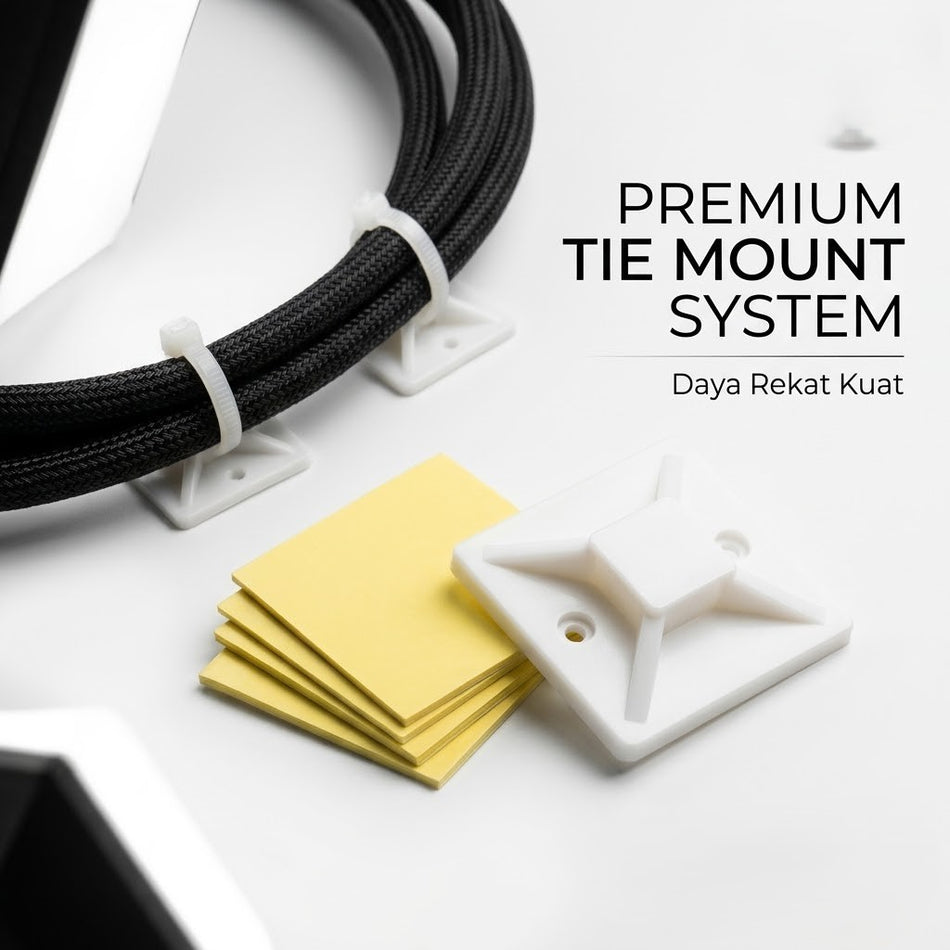 Dudukan Kabel Ties 30 x 30 mm